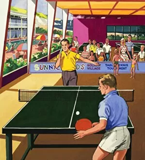 Images Dated 4th June 2007: Table Tennis Players