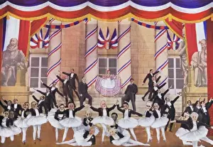 Tableau Le Ballet Bourbon in Femmes en Folie at the Folies