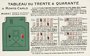 Tableau for Trente & Quarante Tableau for Trente & Quarante