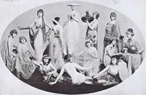 Nightlife Prints: A tableau vivant arranged by Ben Ali Haggin from the Ziegfeld Follies of 1919