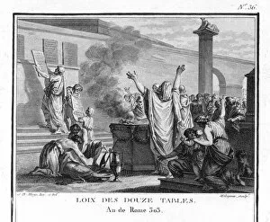 Rome Gallery: Twelve Tables of Rome drawn up