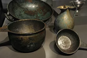 Images Dated 27th February 2013: Tableware. 1-375 AD. Roman import objects. Germanic Tribes