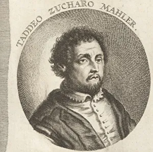 Mahler Prints: Taddeo Zuccari, Italian painter, 1529-1566