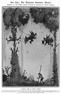Spies Collection: Am Tag, Heath Robinson 1. German Spies in Epping Forest
