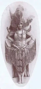 Jazz Age Club Prints: Tai-Be, one of the dancers at the Moulin Rouge