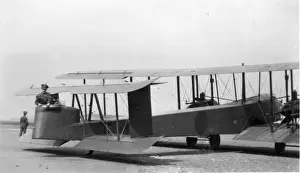 The tail gunner of a Vickers Virginia V J7434