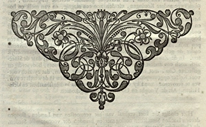 Images Dated 16th April 2012: Tail-piece of the Dutch edition