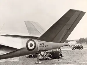 The tail of Supermarine 508, VX136