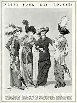 Hobble Prints: Tailor-made suits for the races 1912