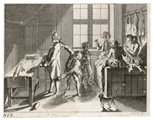 Measures Prints: Tailor Measuring / 1770