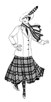 Shanter Collection: Tailored tartan suit, World War One