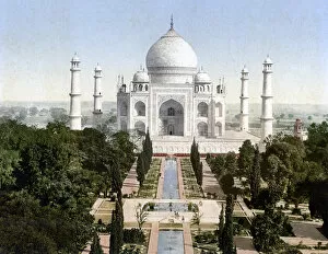 Images Dated 14th October 2015: Taj Mahal, Agra, India, circa 1890s