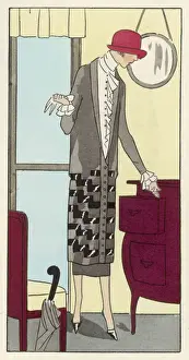 Englishwomen Prints: She Takes Gloves