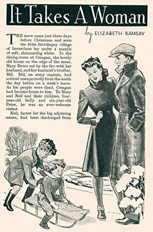 Sledding Prints: It Takes A Woman