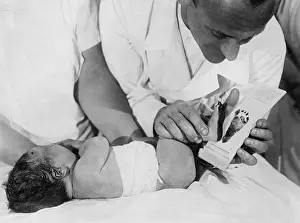 Identity Prints: Taking Baby Footprints