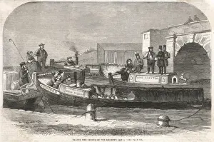 Taking Census / Canal / 1861