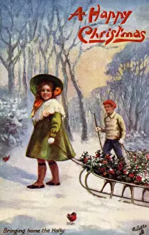 Toboggan Prints: Taking home the holly