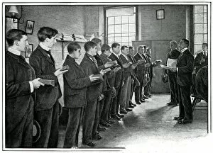 Images Dated 4th October 2019: Taking the Oath to join the British Army 1901