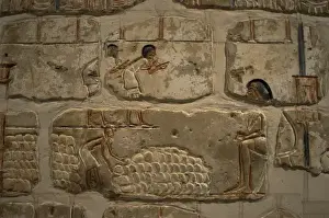 Talatat walls from the temple of Amenhotep IV