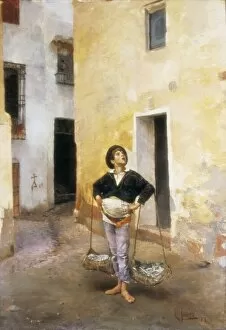 Costumbrism Collection: TALAVERA, Leoncio (1853-1878). The Cenachero