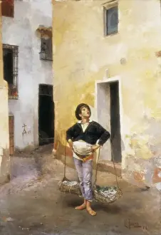 Costumbrism Prints: TALAVERA, Leoncio (1853-1878). The Cenachero