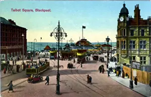 Blackpool Prints: Talbot Square, Blackpool, Lancashire