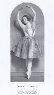 Talented Prints: The talented operatic dancer Ettie Landau, London, 1923