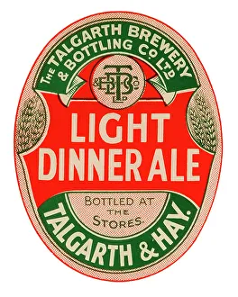 Breweries Prints: Talgarth Brewery Light Dinner Ale