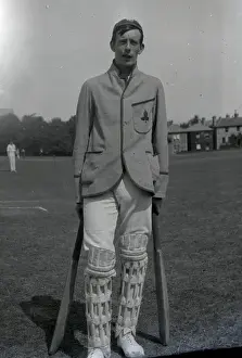 Bats Prints: Tall slim cricketer
