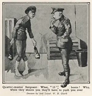 Ridiculed Prints: Tall Soldier Ridiculed