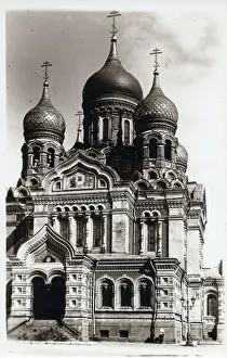 Orthodox Prints: Tallinn Old Town, Estonia - Alexander Nevsky Cathedral