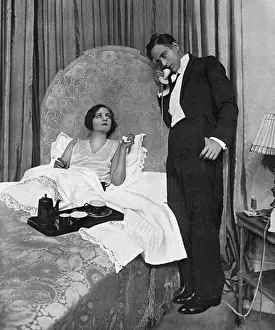Leslie Prints: Tallulah Bankhead and Leslie Howard in Her Cardboard Lover