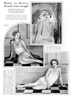 Images Dated 24th September 2014: Tallulah Bankheads fashions in The Garden of Eden, 1927