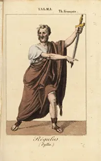 Chez Prints: Talma as Regulus in Sylla by Jouy at the Theatre