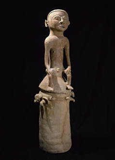 Tamalameque culture (200-600 / 16th century). Clay anthropom Tamalameque culture (200-600 / 16th century). Clay anthropom