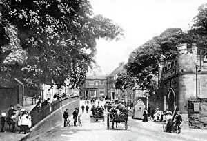 Tamworth Castle Entrance early 1900s
