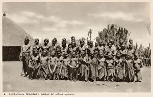 Images Dated 21st August 2018: Tanganyika (Tanzania) - East Africa - Group of Ikoma People