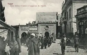 Moroccan Prints: Tangier, Morocco - Petit Socco (Zoco Chico) Spanish Legation