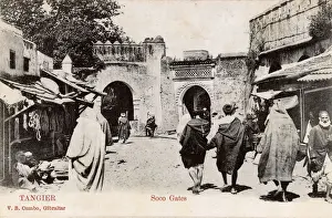 Moroccan Prints: Tangier, Morocco - The Socco Gates