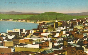 New Items From The Grenville Collins Collection Prints: Tangier, Morocco - View from the top of a minaret