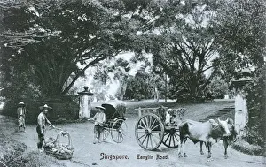 Rick Shaw Prints: Tanglin Road - Singapore