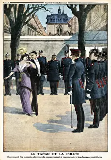 Stop Prints: When the tango is banned in Germany, Halle police get ballet master Crugeri to demonstrate