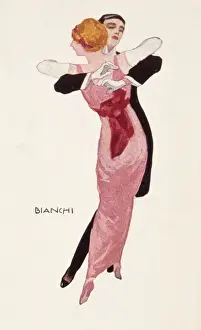 Steers Prints: Tango Couple (Bianchi)