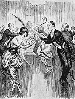 Physical Collection: Tango craze: British ballroom version imagined, 1913