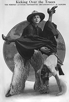 Apprehensive Gallery: Tango craze: the handstand step, 1913