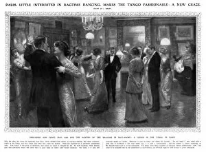 Images Dated 25th November 2011: Tango teas, Paris 1913