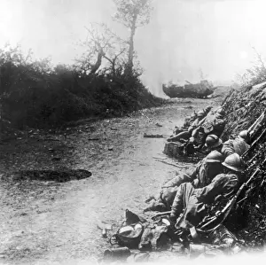 Tank attack WWI