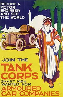 Images Dated 19th January 2009: Tank Corps Recruitment