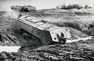 Two tank designs undergoing military testing