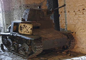Images Dated 9th August 2007: Tank. Military Museum of the Citadel. Gjirokaster. Republic
